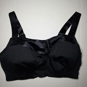 Brooks Embody Moving Comfort Sports Bra Size 34DD Black High-Impact Running
